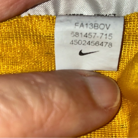 Nike 2013 Mizzou Tigers University Of Missouri Mesh Training Shorts Gold XL - Picture 9 of 9